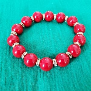 Bold Red Bracelet